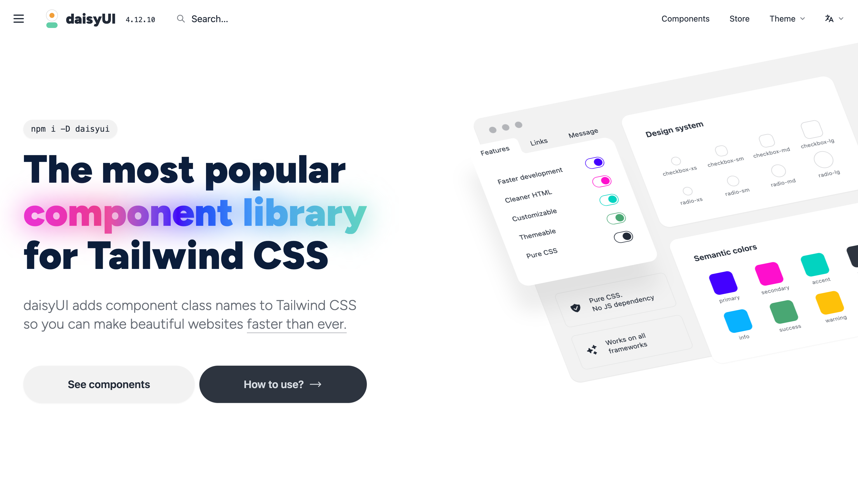 daisyUI by Pouya Saadeghi - /projects/h1h3xN9FXL97OVPafQGAXbBtSmwSu2oI.png